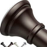 Bronze Shower Curtain Rods,4372 Inches, Rust Resistance, Adjustable Tension Rod with Durable Spring, No Drilling, Use for Bathr