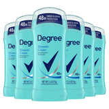 Degree Women Antiperspirant Deodorant Stick, Shower Clean 2.6 Oz (Pack Of 6)