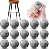 Macarrie 16 Pieces Precut Tennis Balls for Chairs Tennis Ball Chairs Foot Covers for Furniture Leg for Classroom Floor Protectio
