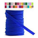 Mandala Crafts Blue Maxi Piping Bias Tape with Welting Cord for Upholstery Piping Trim - Blue Piping Cord Blue Trim for Sewing -