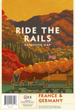 Capstone Games: Ride The Rails: France & Germany, Expansion, Strategy Board Game, 3 to 5 Players, 45 to 60 Minute Play Time, Age
