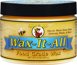 HOWARD WAX-IT-All - Protective Food-Grade Wax, Beeswax Wood Polish: Beautifies and Extends the Finish of Surfaces, Food Grade Be