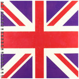 3dRose db_62560_1 Union Jack Old British Naval Flag Drawing Book, 8 by 8Inch