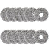 12 Pack Mop Pads for Roborock Qrevo S Pro, Edge 2, S5V, QV 35A, Curv 2 Flow