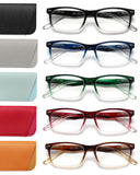 JOLISU 5 Pack Reading Glasses For Women,Spring Hinges, Sturdy and Durable (4.00)