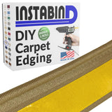 Instabind 54 ft Roll Premium Carpet Edge Binding - Regular Style Carpet Edge Trim - Do-It-Yourself Glue On Rug Edging - Durable