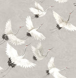 NuWallpaper NUS3678 Halcyon Peel & Stick Wallpaper, Grey