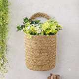 Wylye Modern Decorative Rope Hanging Basket, Beige, 8X8