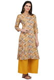 Gosriki Women'S Rayon Kurta (Kur190021-L_Large_Beige),beige,,B07QJTBZN7
