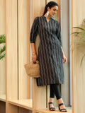 Libas Women'S Cotton Straight Kurta (37247_Black
