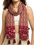 Gale Girls Cotton Scarf For Women Stylish|Cotton Soft Scarf|Stole For Women|Printed Tassel Beach Scarf|Multicolor|Easily Fits 18