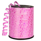 HimBen 500 Yards Glitter Star Pink Curling Ribbon, 3/16 Balloon String for Gift Wrapping, Birthday Party and Christmas Festival