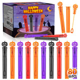 SpringFlower 80 PCS Halloween Party Favor For Kids, Halloween Mini Bubble Wands Halloween Gifts For Trick Or Treating, School Cl