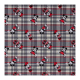 Hobby Lobby Mickey & Minnie Plaid Cotton Calico Fabric (1 Yard) - Printed Sewing Lightweight Precut Fabric for Sewing Clothes, H