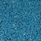Miyuki Half Tila Beads - 2 Hole Rectangle Beads, 5x2.3x1.9 mm, 5 Grams Glass Beads Blue (HTL413)