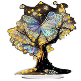 Diamond Painting Kits for Adults Beginners, 5D Full Drill Tree of Life Crystal Art Desktop Ornament, DIY Single Sided Home Offic