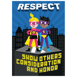 Creative Teaching Press Poster Respect Superhero Inspire U Poster (7279)