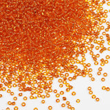 Orange 2mm Seed Beads About 18880pcs/200Grams in Box, 12/0 Glass Craft Beads for Earring Making Bracelet and Necklace (Orange Si