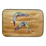 Caroline'S Treasures Shrimp Dish Drying Mat, 14 X 21, Multicolor