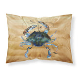 Caroline'S Treasures 8159Pillowcase Crab Moisture Wicking Fabric Standard Pillowcase, Large, Multicolor