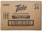 Tide Single Machine Load Original Scent Detergent Liquid 24 per case.