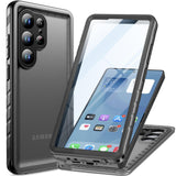 Cozycase for Samsung Galaxy S25 Ultra Waterproof Case - 360 Heavy Duty Full Body Protection/Shockproof/Dustproof/Double/Front an