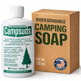 CONCENTRATED CAMPSUDS Sierra Dawn Biodegradable Camping Soap - All-Purpose Camp Dish Soap, Shampoo, Body Wash - Wilderness Wash