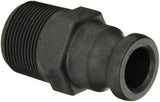 Banjo 125F Polypropylene Cam & Groove Fitting, 11/4 Male Adapter x NPT Male