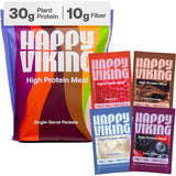 Happy Viking Plant-Based Protein Powder +100 Superfoods Meal Replacement Shake Variety Pack, Created by Venus Williams, 30g Plan