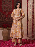 Gosriki Women'S Rayon Blend Anarkali Printed Kurta With Palazzo (Marco Yellow-Gs_Xxl_Yellow_Xx-Large),Yellow,2,B0DRNP3CF9