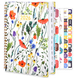 2026 Planner, Weekly and Monthly Planner, January 2026 - December 2026, Calendar Planner A5 (6.5 x 8.5) with Tabs, Inner Pocket
