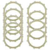 Caltric Clutch Friction Plates kit Compatible with Kawasaki Vulcan 1500 VN1500 1996-2008 / Vulcan 1700 Voyager VN1700 2009-2023