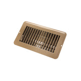 JR Products 02-28975 Dampered Floor Register - 4 x 8, Brown