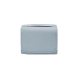 Small Hanging Washbag In Dusky Blue For Travel, Minimalist, Cosmetic Case