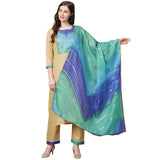 Gosriki Women'S Cotton Straight Kurta With Palazzo & Dupatta (Kpzd-Cot-10101-Beige_Xl-Go_Beige_X-Large),Beige,,B09P65T42T