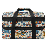 Eraedgza Colorful Animals Insulated Casserole Carrier for Hot Cold Dish