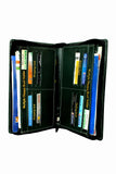 Pareek Brown Expanding Cheque Book Holder Travelling Document Bag(Set Of 12) (Green) Pu Leather Material