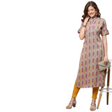 Anni Designer Women'S Crepe Regular Fit Kurta (Noki Sty_Grey_S),Grey,S