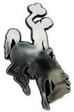 Wyoming Cowboys Auto Emblem Silver