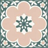 FloorPops 12in by 12in Pink Daphne Vinyl Peel & Stick Floor Tiles (10 Tiles), (10 sq.ft./Carton)