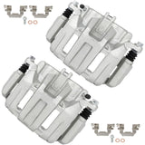 cciyu 19B2958 19B2959 Front Left + Right Brake Caliper With Bracket For Acura For RDX 2007-2012,For Honda For Accord Crosstour 2