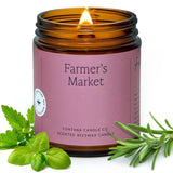 Fontana Candle Company - Fireside Lightly Scented Candle | Made from Beeswax and Coconut Oil | Essential Oil | Wood Wick | Long