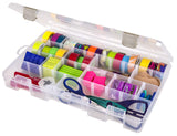 ArtBin Large Solutions Box Clear Art & Craft Organizer with Dividers - Plastic Storage Case for Convenient and Versatile Storage