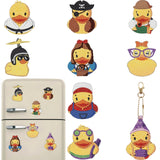 Bulerrylulu 9 Pcs Diamond Painting Magnets Kits,Duck Fridge Magnet Stickers Diamond Art Painting Keychains Gem Painting kit for