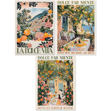 Paint by Numbers for Adults and Kids, 3 Pack Painting by Number Kits On Canvas, Number Artist Paint by Number Kit Funny Flower D