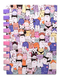Doodle A5 Soft Wiro Refilable Notebook Diary | Soft Spiral For Comfortable Writing | 160 Ruled Pages, 80 Gsm | Perfect For Schoo