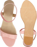 Shoetopia Women'S & Girl'S Pink Pointed Toe Block Heels,Pink,3,B09NC1YS1H