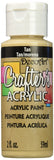 DecoArt Crafter's Acrylic Paint, 2-Ounce, Tan