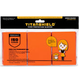 TitanShield (150 Sleeve/Ember Orange) Small Japanese Sized Trading Card Sleeves Deck Protector for Yu-Gi-Oh, Cardfight!! Vanguar