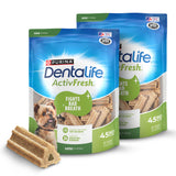 DentaLife ActivFresh Pack of 2 Dog Chews for Small Dogs, Dental Ch?ws to Freshen Breath, Chicken Flavor, 13.5 oz. each, 45 Ch?ws